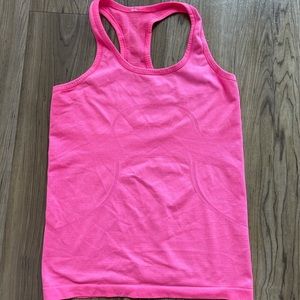 Bright pink Lululemon Tank